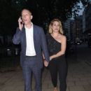 Billie Piper and Laurence Fox &#8211; Arriving late for the glamour awards in London