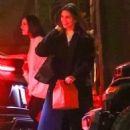 Kendall Jenner – With her friend Lauren Perez seen before leaving a late dinner in Los Angeles