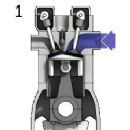 Four-stroke engine