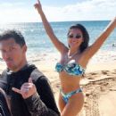 Nicole Scherzinger – In a bikini on the beach in Hawaii