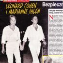 Leonard Cohen and Marianne Ihlen - Zycie na goraco Magazine Pictorial [Poland] (18 November 2021)