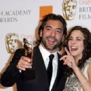Javier Bardem and Marion Cotillard - The Orange British Academy Film Awards (2008) - 454 x 303