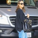 Jessica Alba – In a denim heading to Milk Studios in West Hollywood - 454 x 681