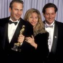 Kevin Costner, Barbra Streisand and Jim Wilson - The 63rd Annual Academy Awards (1991) - 426 x 612