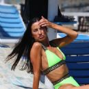 Chantelle Houghton – In a bikini at the beach in Spain - 454 x 681
