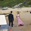 Sydney Sweeney – Film movie at Maroubra Beach in Australia