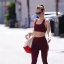 Olivia Wilde – Finishing Her Daily Workout Session At Tracy Anderson Method Studio Gym In Studio