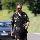 Lewis Hamilton sports £4,900 floral crochet Valentino co-ords as he arrives at the Red Bull Ring ahead of 2021 Styrian Grand Prix
