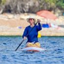 Katy Perry – Paddle boarding candids in St Tropez