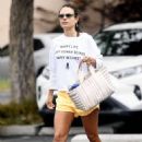 Jordana Brewster – Buys a brand new bike for Julian in Santa Barbara