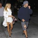 Pamela Anderson  leaves restaurant after date with Rick Salomon - 454 x 485