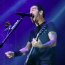 Frontman Sully Erna of Godsmack performs during the Las Rageous music festival at the Downtown Las Vegas Events Center on April 21, 2017 in Las Vegas, Nevada - 422 x 600