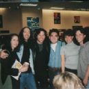 Jordan and Danielle Rudess with Rod and Michelle Morgenstein, Kip Winger