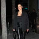Shanina Shaik – Partying at The Fleur Room lounge in West Hollywood