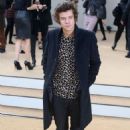 Harry Styles at Burberry Prorsum Womenswear Sping/Summer 2014 fashion show on Monday (September 16)
