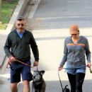 Sarah Silverman – With boyfriend Rory Albanese walk with their dogs in Los Feliz - 454 x 681