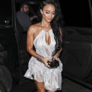 Draya Michele – 2023 GQ party in Los Angeles wearing a white dress