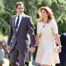 Roger and Mirka, at Pippa Middleton's wedding in 2017