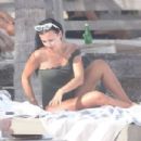 Sofia Nikitchuk in Swimsuit at the beach in Tulum - 454 x 303