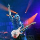Steve Vai performs during the Generation Axe show at The Joint inside the Hard Rock Hotel & Casino on November 9, 2018 in Las Vegas, Nevada - 454 x 321