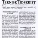Teknisk Tidskrift