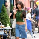Emily Ratajkowski – Films a cameo for ‘Too Much’ in New York