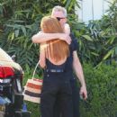 Rumer Willis – With Eric Dane meet up at San Vicente Bungalows in West Hollywood - 454 x 681
