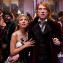 Domhnall Gleeson and Clemence Poesy