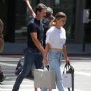 Simona Halep – With Patrick Mouratoglou Shopping In New York - 454 x 550