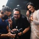 Kiara Ortega- Backstage of the photoshoot for the Mirame Magazine February 2022 - 454 x 508