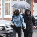 Kendall Jenner – Braves the rain in Beverly Hills