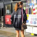 Blanca Blanco – In an oversized coat and a Louis Vuitton handbag at Vons in Pacific Palisades - 454 x 636