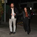 Maggie Gyllenhaal – With Peter Sarsgaard seen after dinner at E Baldi in Beverly Hills - 454 x 324