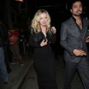 Not a husband or wedding ring in sight as Francesca Eastwood dines out with mystery man... days after marrying Jordan Feldstein