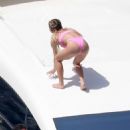 Sydney Sweeney – In a bikini with her boyfriend Jonathan Davino in Capri