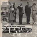 King Carl XVI Gustaf and Drottning Silvia - Seura Magazine Pictorial [Finland] (26 August 1983) - 454 x 501