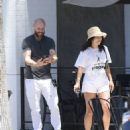 Vanessa Hudgens – Seen with Oliver Trevena and friends in Los Angeles - 454 x 550