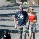 Kate Bosworth – Walk with her husband Micheal Polish in LA