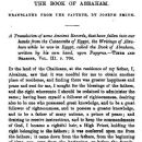 Book of Abraham