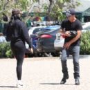 April Love Geary – Pictured visiting a few retail stores at the Malibu - 454 x 303