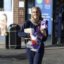 Danielle Lloyd – Seen picking up handfuls of Easter Eggs with her friend at Tesco Birmingham - 454 x 753