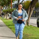 Jordin Sparks – Leaving a workout class in Los Angeles - 454 x 604