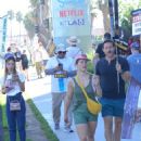 Erika Christensen – Is seen at SAG AFTRA strike in front of Netflix Studios in Hollywood - 454 x 562