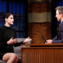 Alexandra Daddario - Late Night with Seth Meyers - Season 4 - 454 x 303