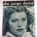Sybille Schmitz - Die Junge Dame Magazine Cover [Germany] (17 November 1935)