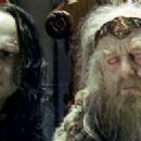 Brad Dourif as Wormtongue and Bernard Hill as Theoden King in New Line's The Lord of The Rings: The Two Towers - 2002 - 454 x 196