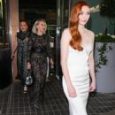 Eleanor Tomlinson – Seen at her hotel in London ahead of the BAFTA awards - 454 x 697