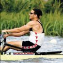 Palestinian male rowers