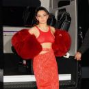 Charli XCX – Rocks in a red gown while out in New York - 454 x 681