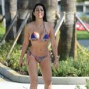 Andrea Calle in Bikini – Roller Skating in Miami - 454 x 683